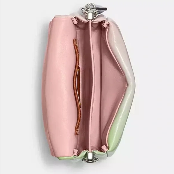 NWT! Coach Pillow Ombré Pale Pistachio multi Tabby 18 shoulder handbag Leather - Picture 7 of 8